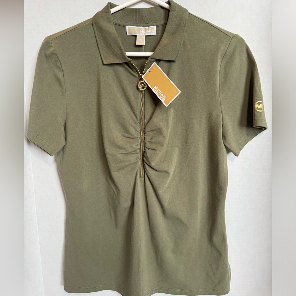Michael Kors Women’s Top Medium Military Green MSRP $68